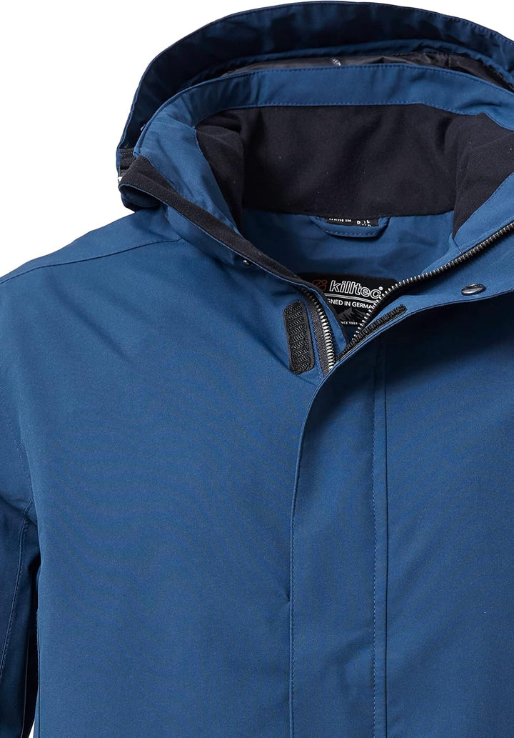 Killtec Herren Kos 87 Mn Jckt_xenios Funktionsjacke/Outdoorjacke mit abzippbarer Kapuze 3XL dunkelbl