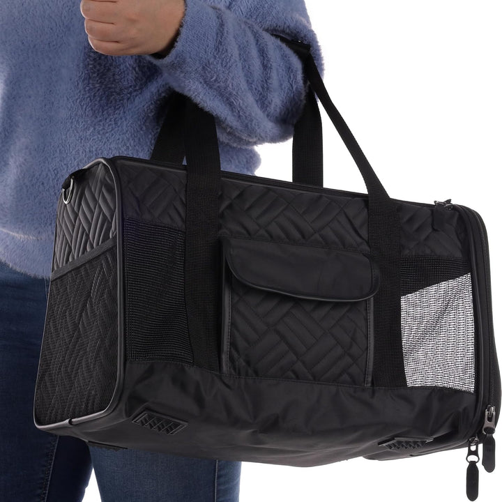 Flamingo - Transporttasche für Hunde und Katzen 45 x 29 x 28 cm - hochwertige Qualität - beliebtes P