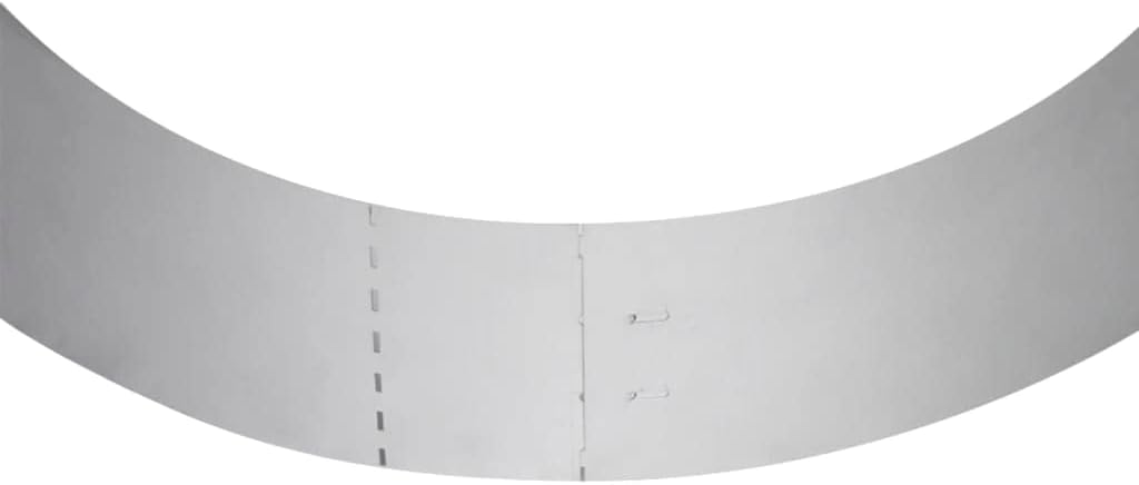 vidaXL 15x Rasenkante Flexibel Verzinkter Stahl 100x14cm Gartenzaun Rasenzaun Beetumrandung Rasenbeg