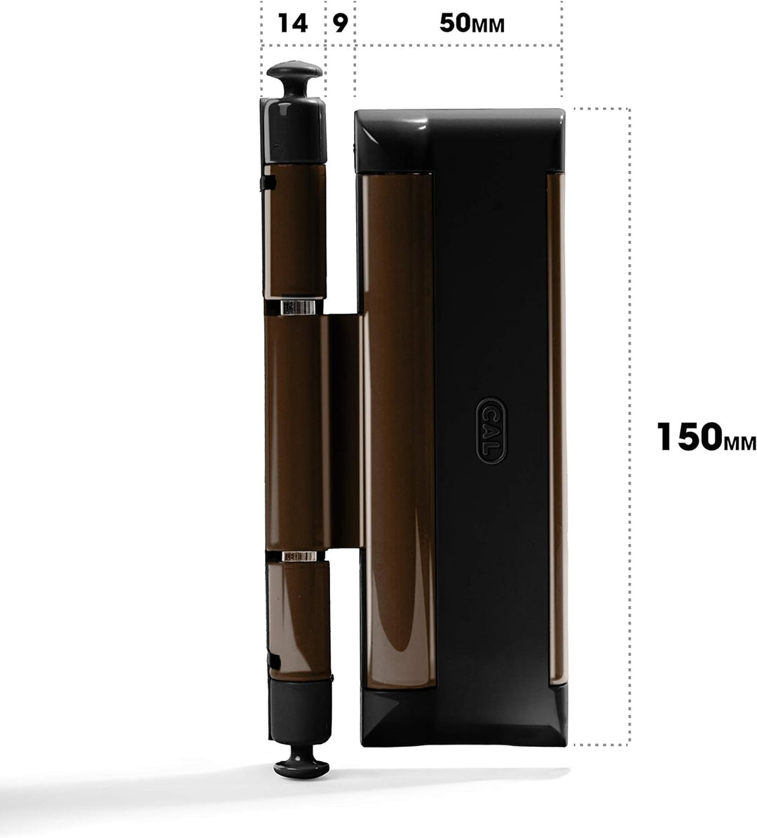 Cal Doublex XL - Fenstersicherung gegen Einbruch, auch für Balkontür, Terassentür Einbruchschutz, br