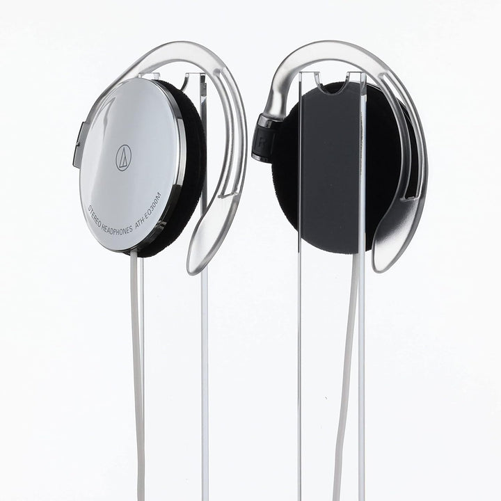 Audio Technica ATH-EQ300M SV Silver | Ear-Fit Headphones (Japan Import) silber, silber