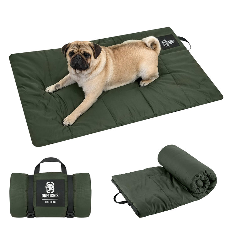 OneTigris Hundedecke 90 x 60cm Waschbares, Hundematte Komfort und Weiches Wasserdichtes Hundebett, H