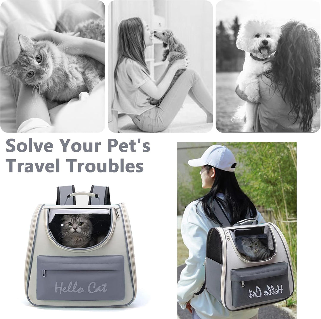 Katzenrucksack, Haustier Hunde Katzen Rucksack Raumkapsel,Tragbar Transportrucksack Transporttasche