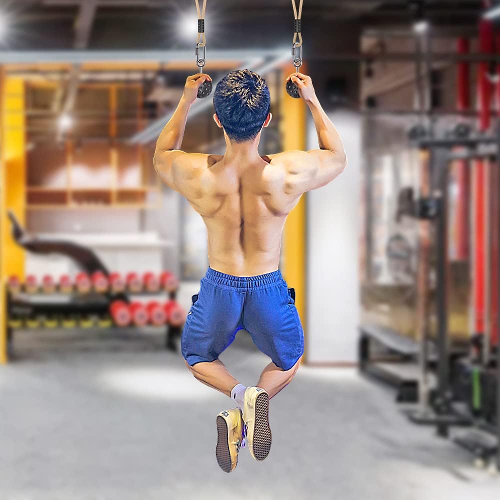 SELEWARE Pull Up Ball Grip, rutschfeste Klettergriffe Pull Up Power Ball für Krafttraining Befestigu