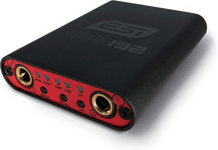 ESI UGM192 | Kompakte 24-bit / 192 kHz USB-Audiolösung für Gitarren- und Mikrofonsignale