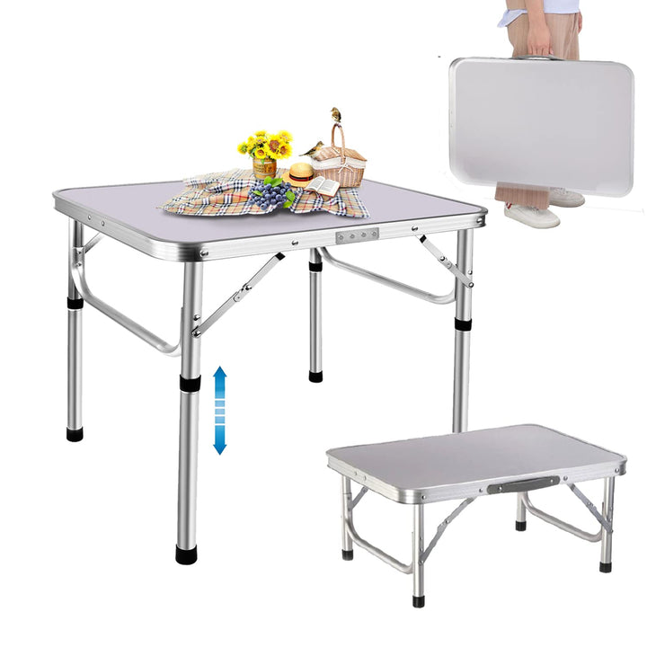 60 cm grosser Klapptisch, tragbar, kleiner Camping-Picknicktisch, Garten, Outdoor, klappbarer Esstis
