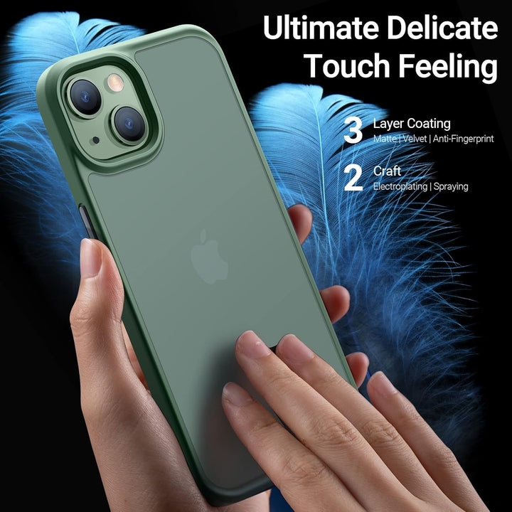 TORRAS für iPhone 13 Hülle Echter Zertifizierter Militärschutz Handyhülle iPhone 13 Case Stossfest K