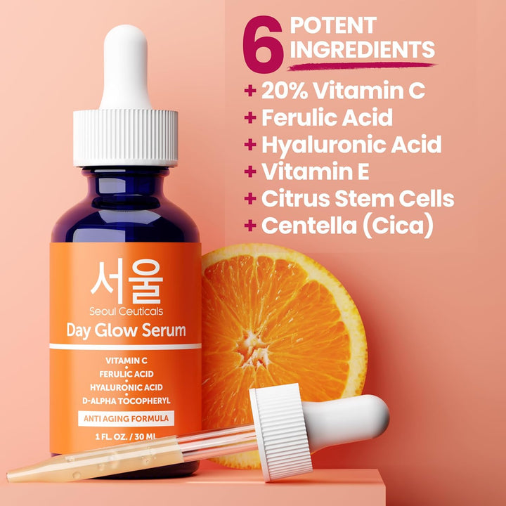 Seoul Ceuticals Korean Skin Care Day Glow Serum 30 ml (1er Pack), 30 ml (1er Pack)