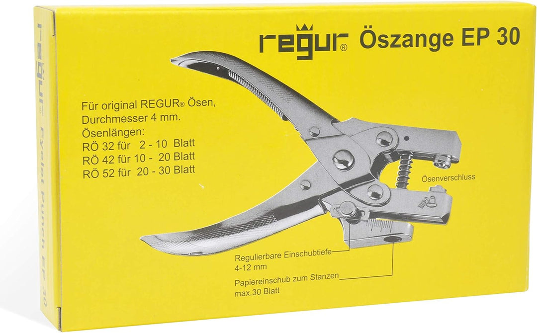 REGUR EP 30 Ösenzange für Scrapbooking, Basteln, Verzieren