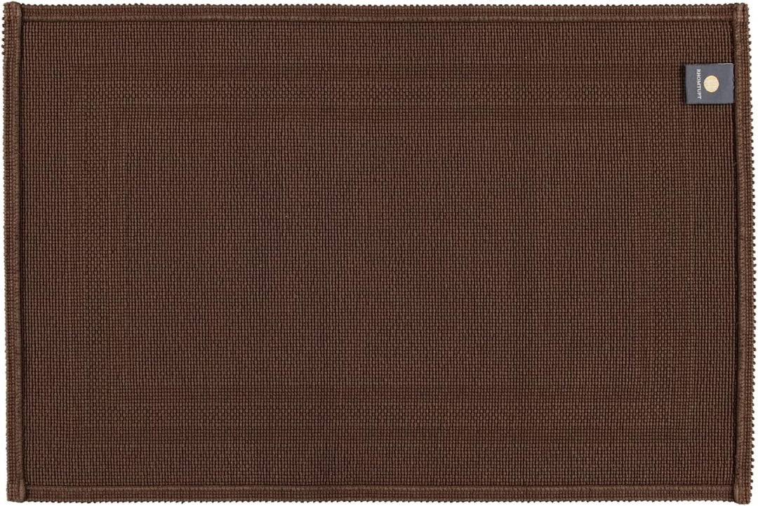 RHOMTUFT Badteppich Gala eckig 60 x 90 cm Farbe: Mocca Mocca - 406 60x90 cm, Mocca - 406 60x90 cm