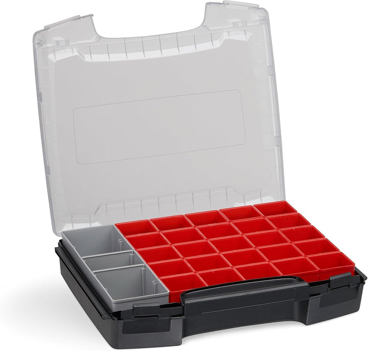 Bosch Sortimo Insetboxenset | i-BOXX 72 3er Set (schwarz) mit Insetboxen A3, H3 & I3 | Für i-BOXX RA