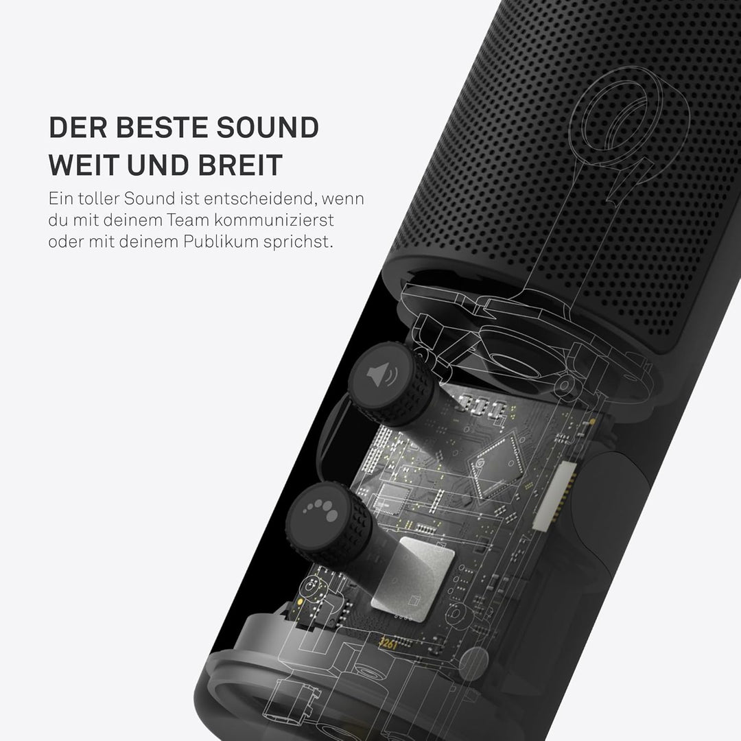 NZXT Capsule – AP-WUMIC-W1 – USB Streaming Mikrofon – Hohe Audioqualität – Unidirektionale Nierencha
