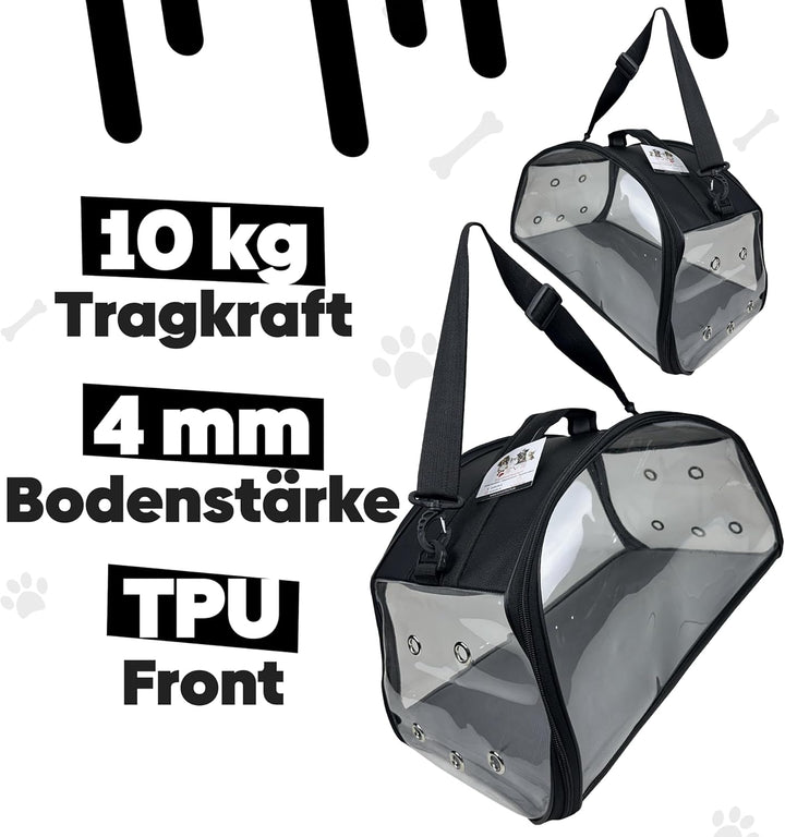 EVE Textile Hunde Tragetasche | Katzen Tragetasche | Hundetasche | Katzentasche | Hunde Umhängetasch
