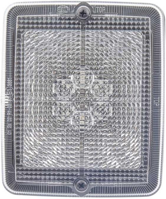HELLA - Schlussleuchte - LED - 24V - Einbau - Lichtscheibenfarbe: rot - Kabel: 100mm - Stecker: Flac