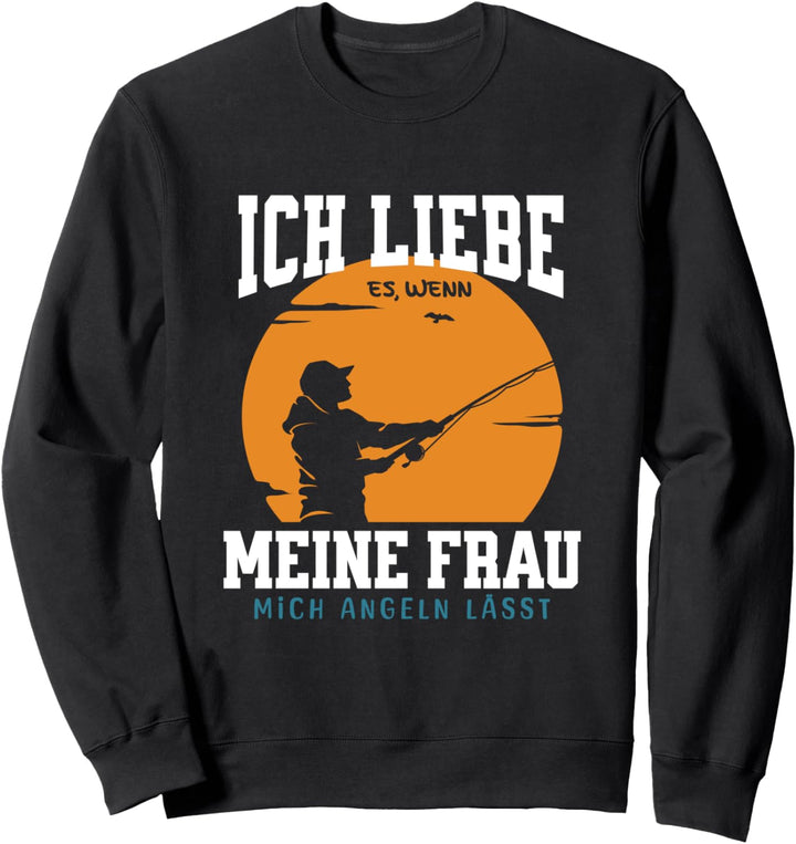 Angel Geschenke für Angler Sweatshirt