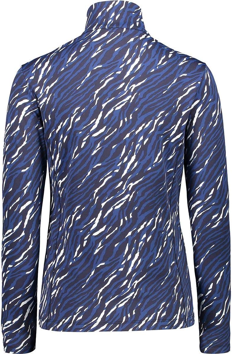 CMP Damen Softech-Pullover für Damen Long Sleeve Shirt 38 B. Blau-blaue Tinte, 38 B. Blau-blaue Tint