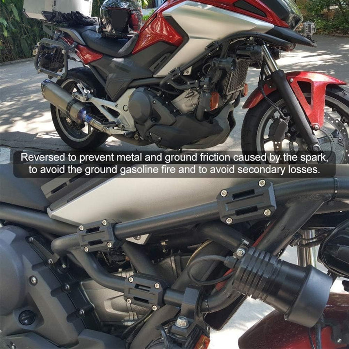 3 Paar Motorradstossstange dekorative Blöcke Motorschutz Stossstange dekorativer Blockschutz Dekorsc