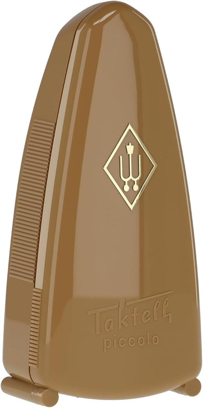 Wittner Metronom 835 Kunststoffgehäuse ohne Glocke Taktell Piccolo hellbraun hellbraun Single, hellb
