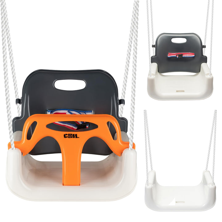 COIL Kinderschaukel Babyschaukel Outdoor 3-in-1 Schaukel Baby Verstellbarer Kinderschaukel Indoor mi