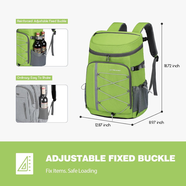 Maelstrom Kühlrucksack, 35 Dosen, auslaufsicher, isoliert, weiche Kühltasche, Camping-Kühler, Strand