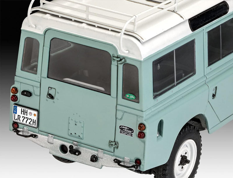 Revell 67047 Model Set Land Rover Series III Automodell Bausatz 1:24, 1/100, Unlackiert