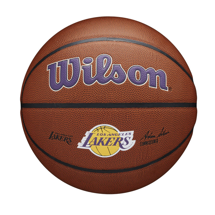 Wilson Unisex-Adult NBA Team Composite Basketball 7 Los Angeles Lakers, 7 Los Angeles Lakers