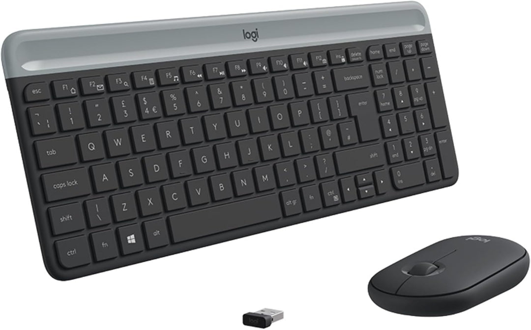 LOGITECH - EINGANGABEGERÄTE Slim WRLS Tastatur Maus Combo MK470 - Graphit - CH - ZENTRAL