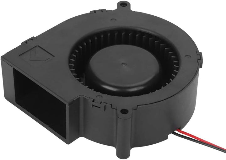 Haofy Radialventilator 12 V DC 42 CFM 5400 U/min mit Doppelkugellager für Camping, Picknick, Grillen