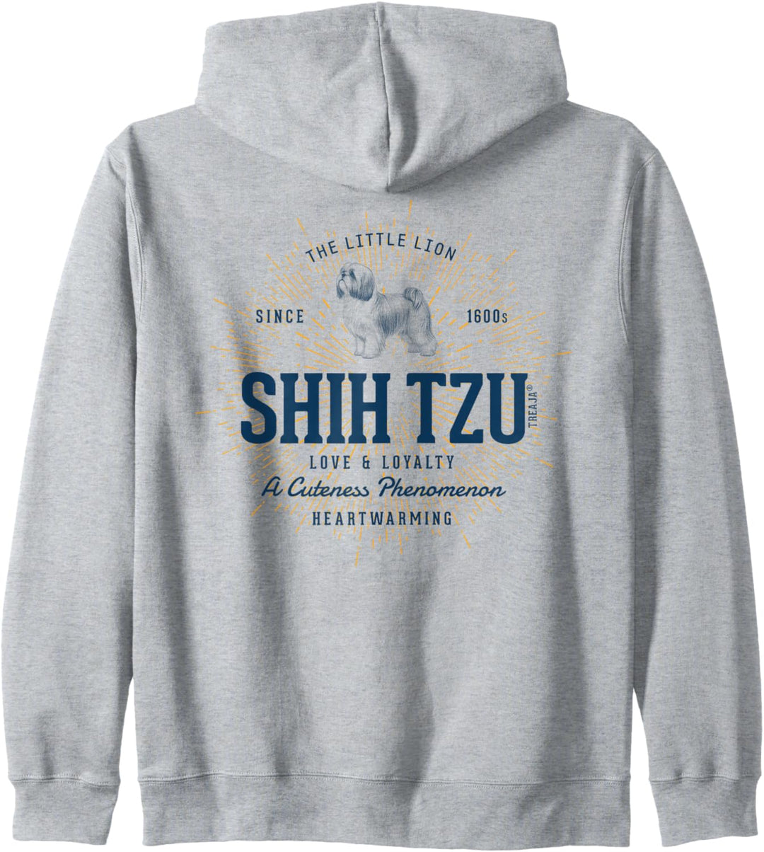 Retro-Stil Shih Tzu Vintage Kapuzenjacke