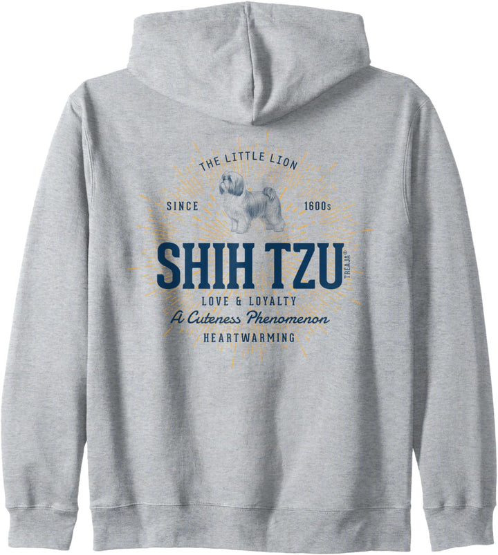 Retro-Stil Shih Tzu Vintage Kapuzenjacke