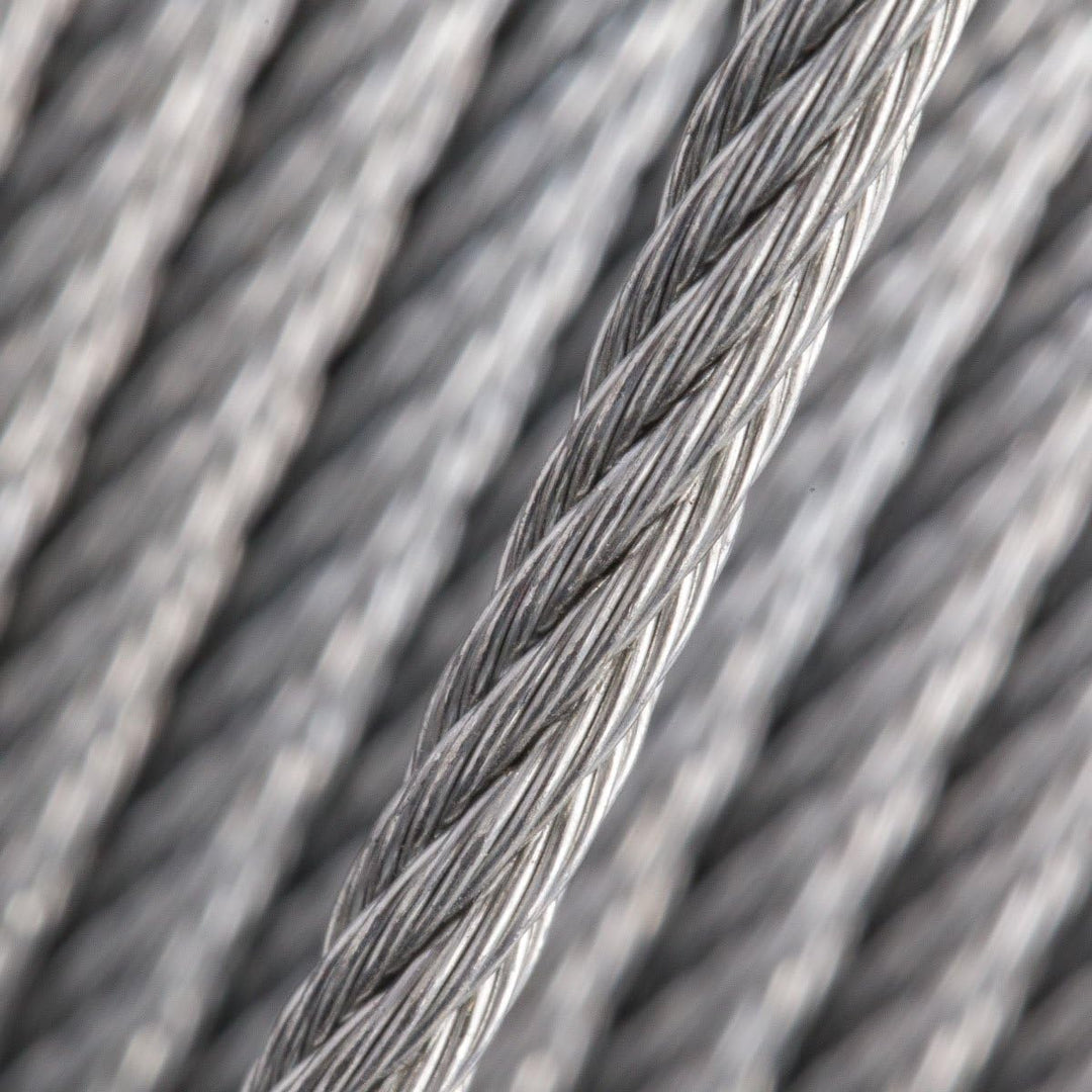 Seilwerk STANKE 5mm Drahtseil 6x7 verzinkt Drahtseil für Seilwinde Stahlseil Forstseil DIN Seil Drah