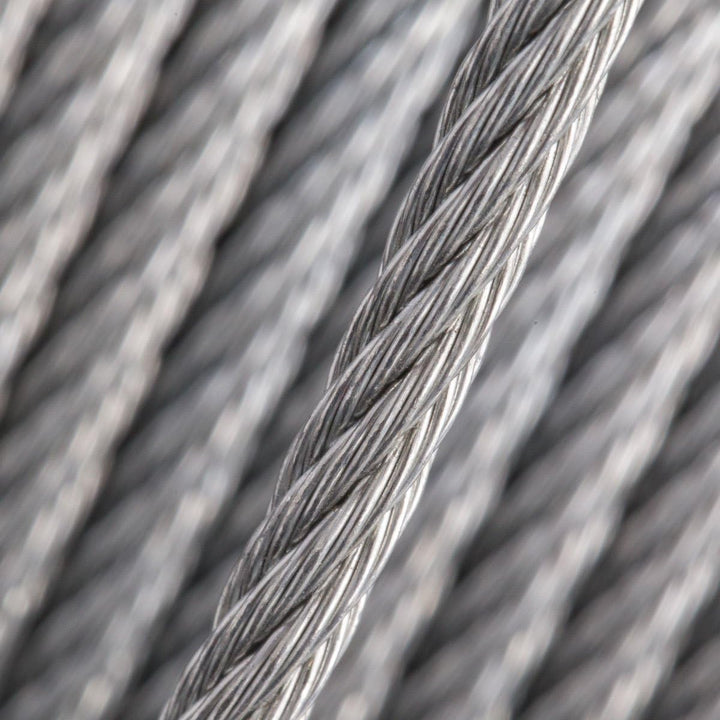 Seilwerk STANKE 5mm Drahtseil 6x7 verzinkt Drahtseil für Seilwinde Stahlseil Forstseil DIN Seil Drah