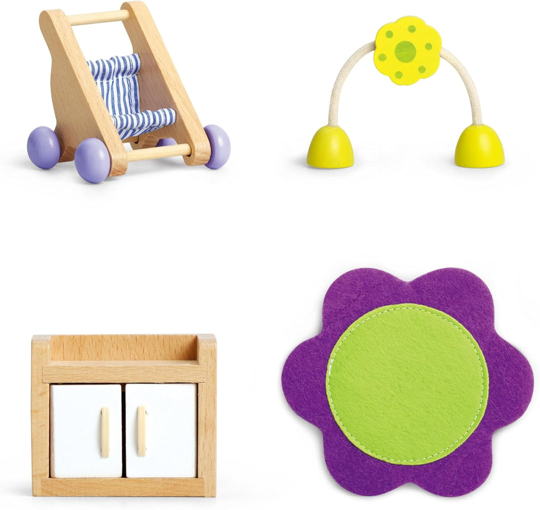 Hape E3459 - Babyzimmer, Klein, Babyzimmer