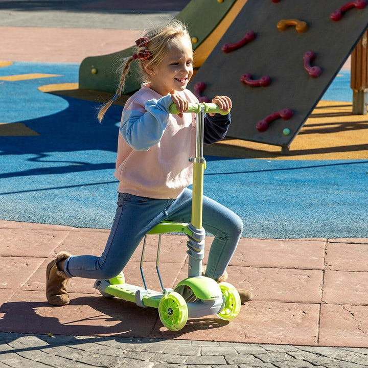 3-in-1 wandelbarer Roller für Kinder Scuvol InnovaGoods, grün