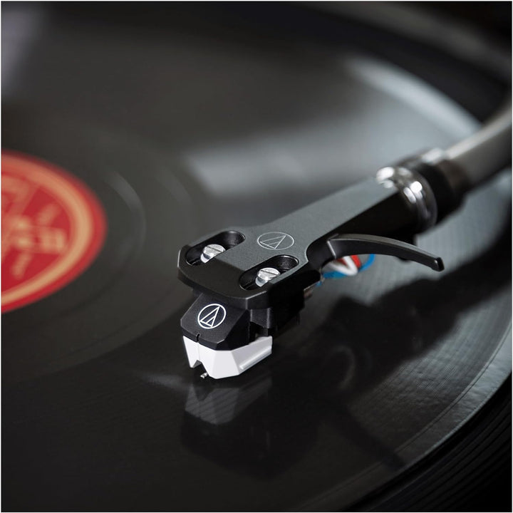 Audio Technica AT-VM95SP/H 78 U/min Headshell/Dual Moving Magnet Cartridate Combo Kit (schwarz/grau)