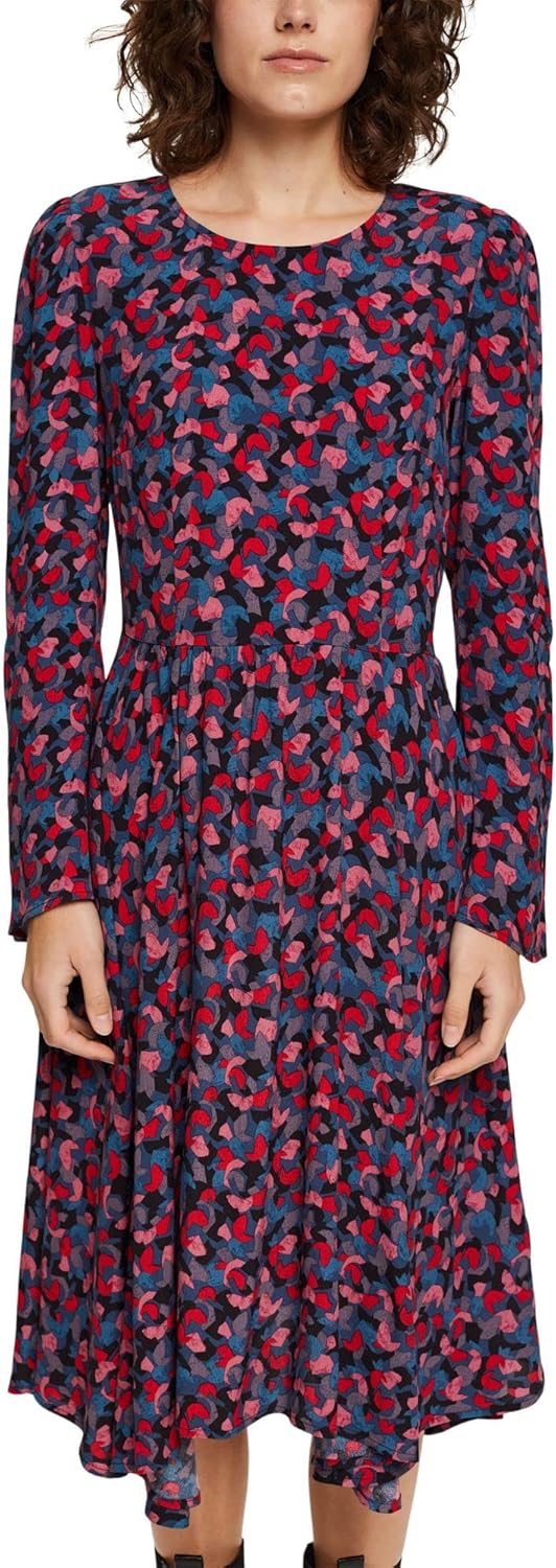 ESPRIT Damen 122ee1e308 Kleid 32 673/Pink 4, 32 673/Pink 4