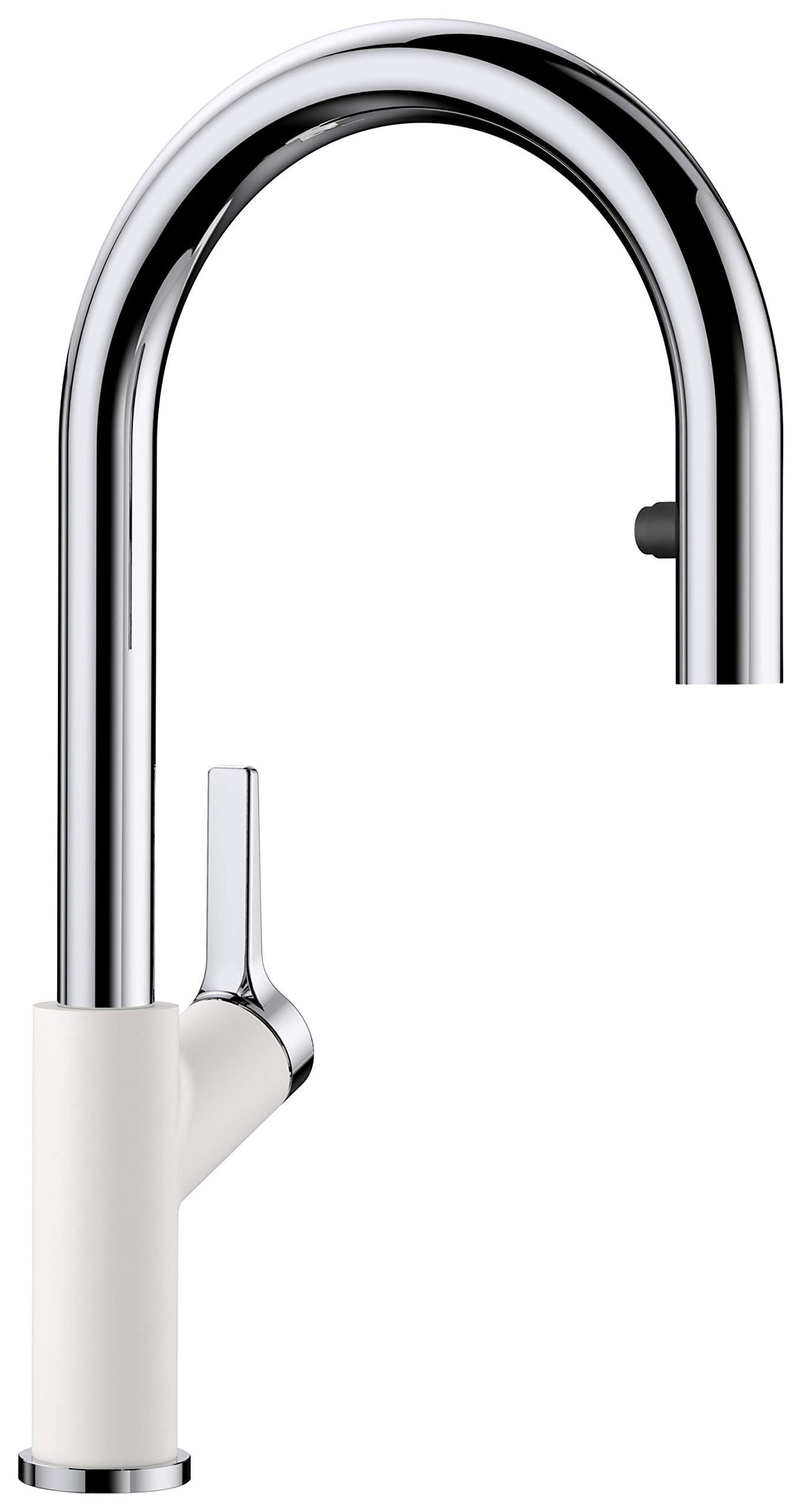 BLANCO CARENA-S Vario silgranitweiss/chrom | Hochdruck | Mit herausziehbarem Schlauch | Wechsel von