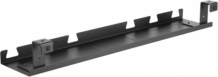 Electraline 71730 Kabelhalter unter dem Schreibtisch, Tablett 590 x 131 x 74 mm für elektrische Kabe