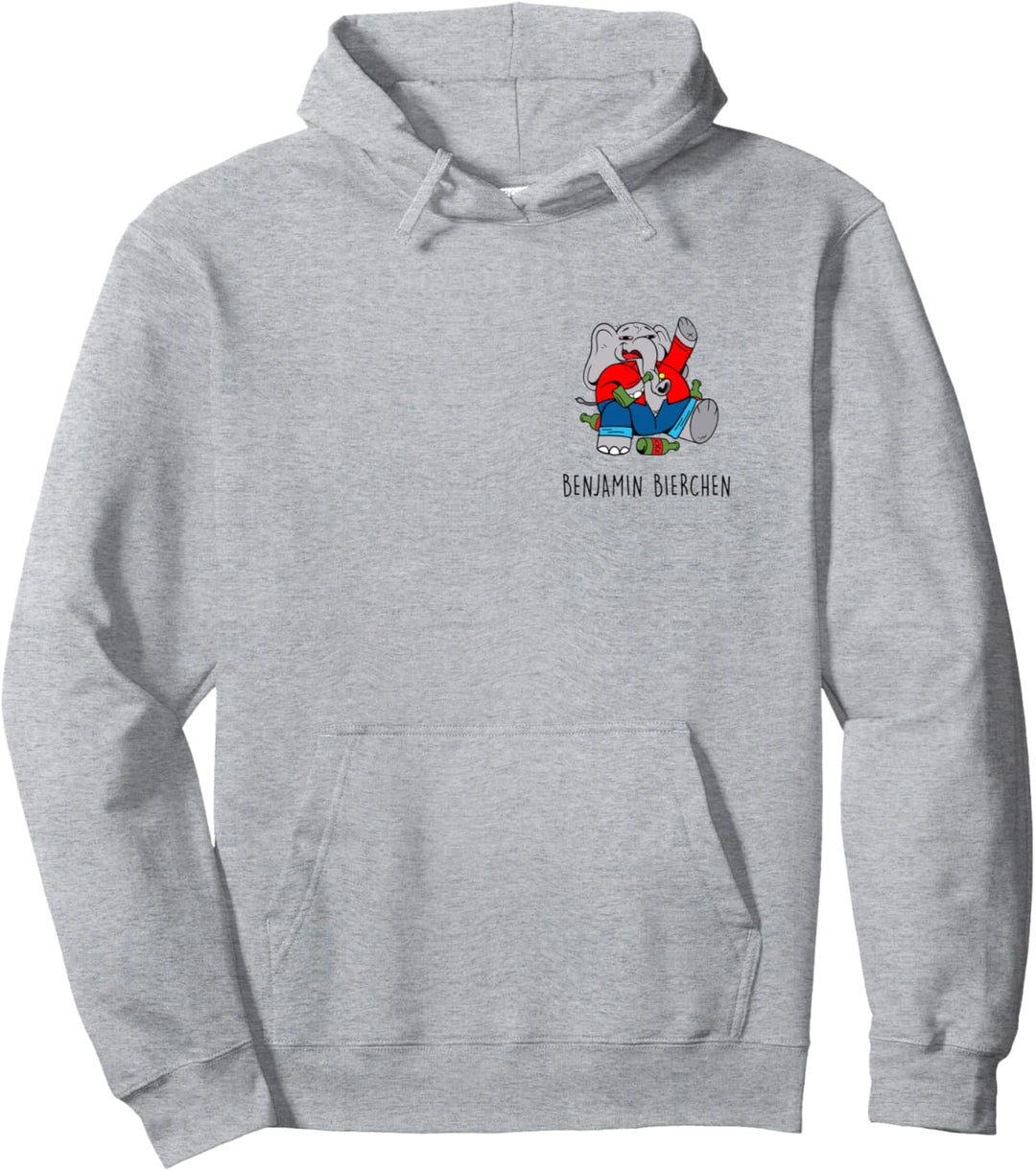 Benjamin Bierchen. bier, digga. bier. AM PM Beer Elefant Fun Pullover Hoodie