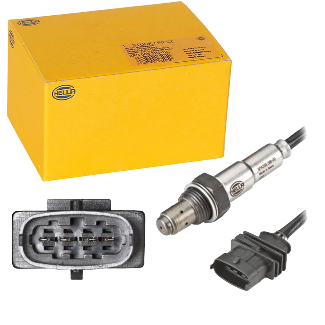 HELLA 6PA 358 066-001 Lambdasonde - 4-polig - vor Katalysator - Kabel: 630mm