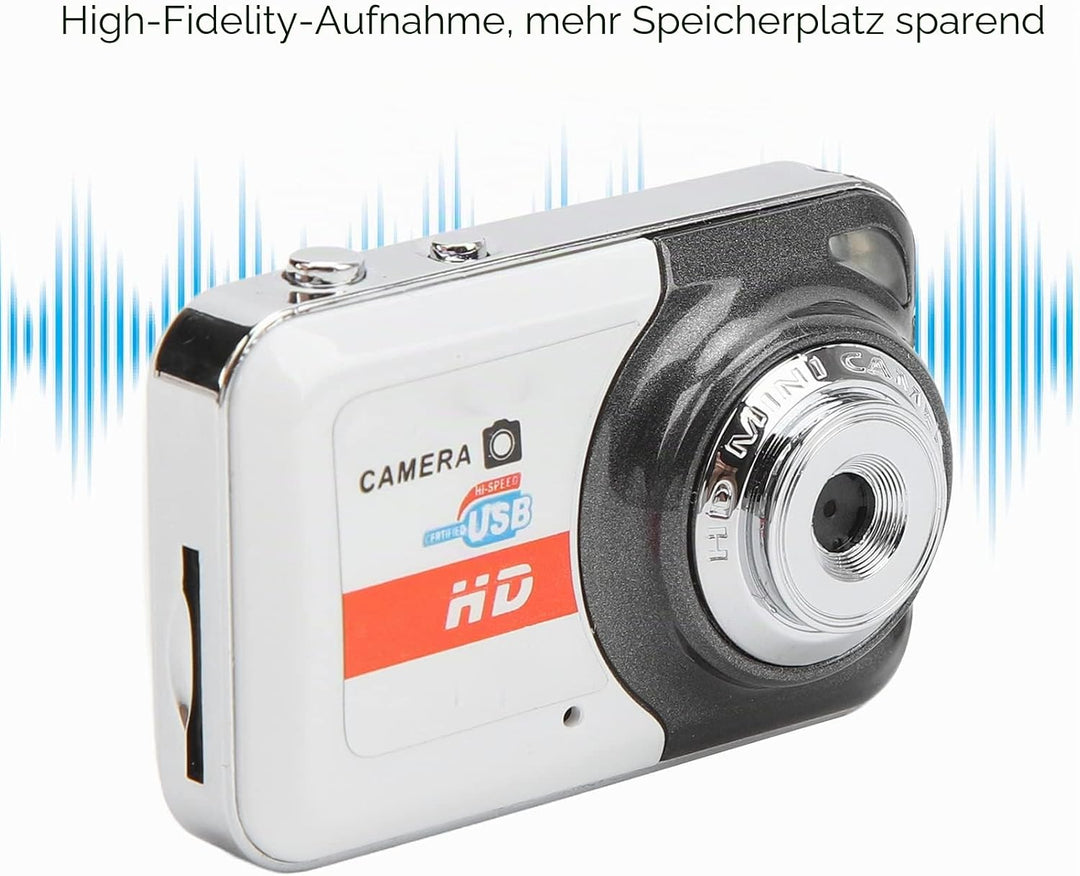 HD Videokamera mit Bewegungserkennung, USB Recorder bis 32 GB Speicher, Schlüsselanhänger Design für