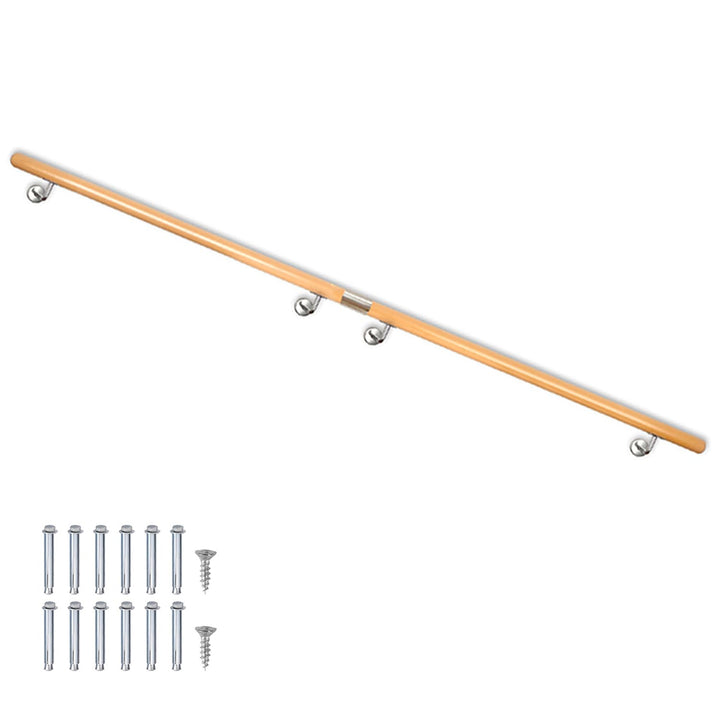 Buche Holz Handlauf Treppengeländer Geländer für Treppe Wandhandlauf V2Aox | 350 cm, Wand, seitliche