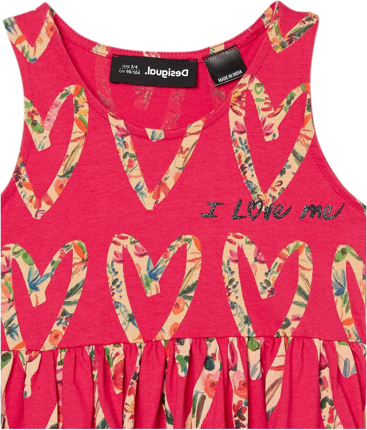 Desigual Mädchen Vest_Griselda Lässiges Kleid, 11-12 Jahre Rot