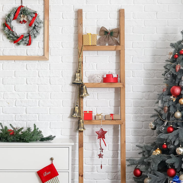 Weihnachtsglöckchen zum Aufhängen XXL gross, Glocken Vintage Glöckchen, rustikal Metallglöckchen, We