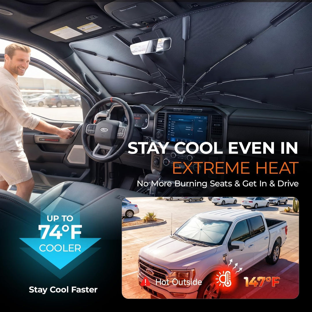 【Z.MYUKI】 Sonnenschutz Frontscheibe Auto für Dacia Sandero Stepway 3 2020-2022 2023 Zubehör Sonnenbl