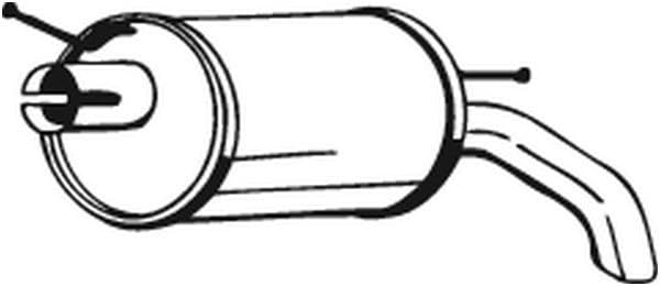 Bosal 154-511 Endschalldämpfer