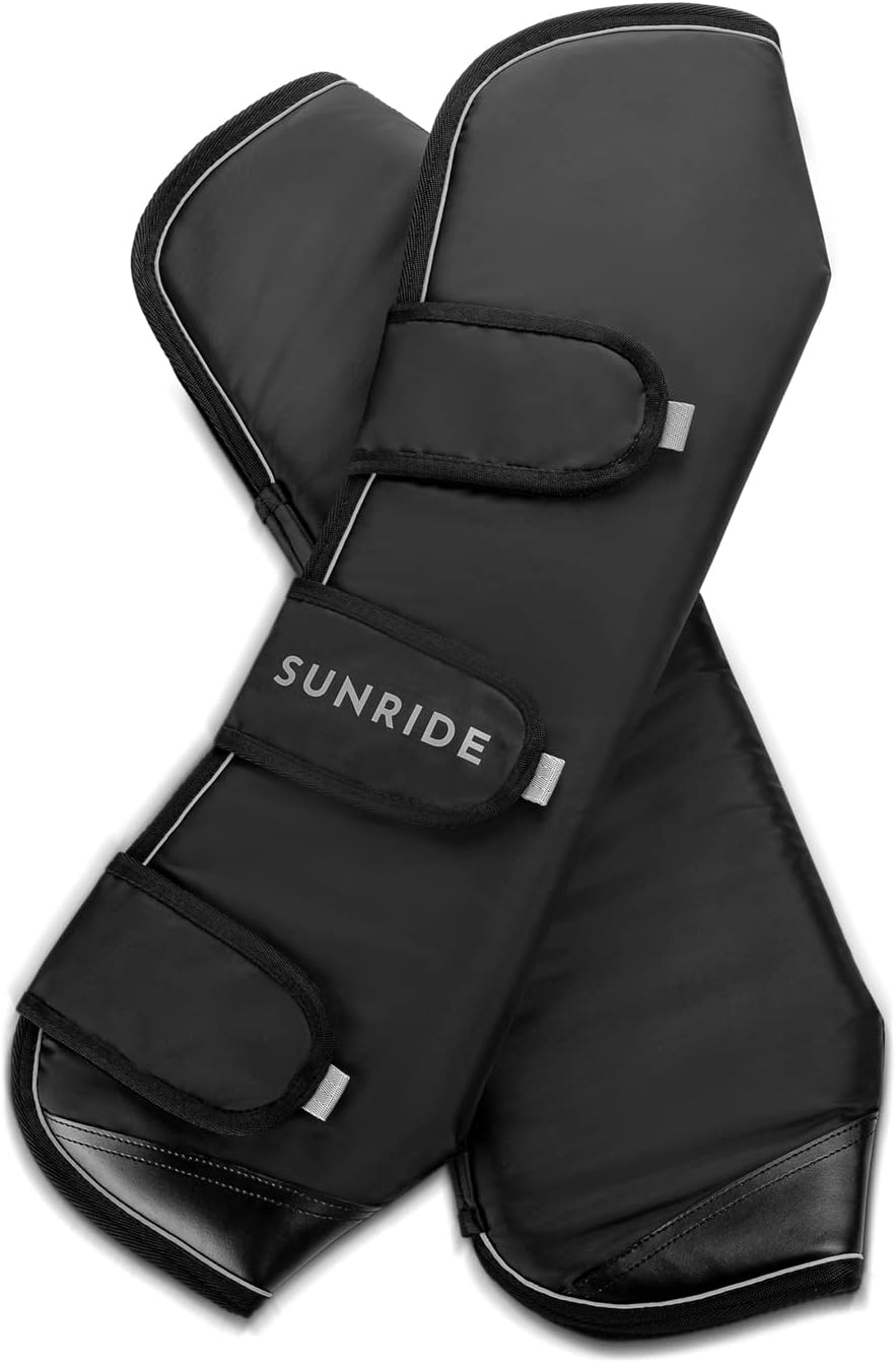 SUNRIDE Transportgamaschen für Pferde (4er Set) - mit reflektierenden Streifen - wasserdicht und atm