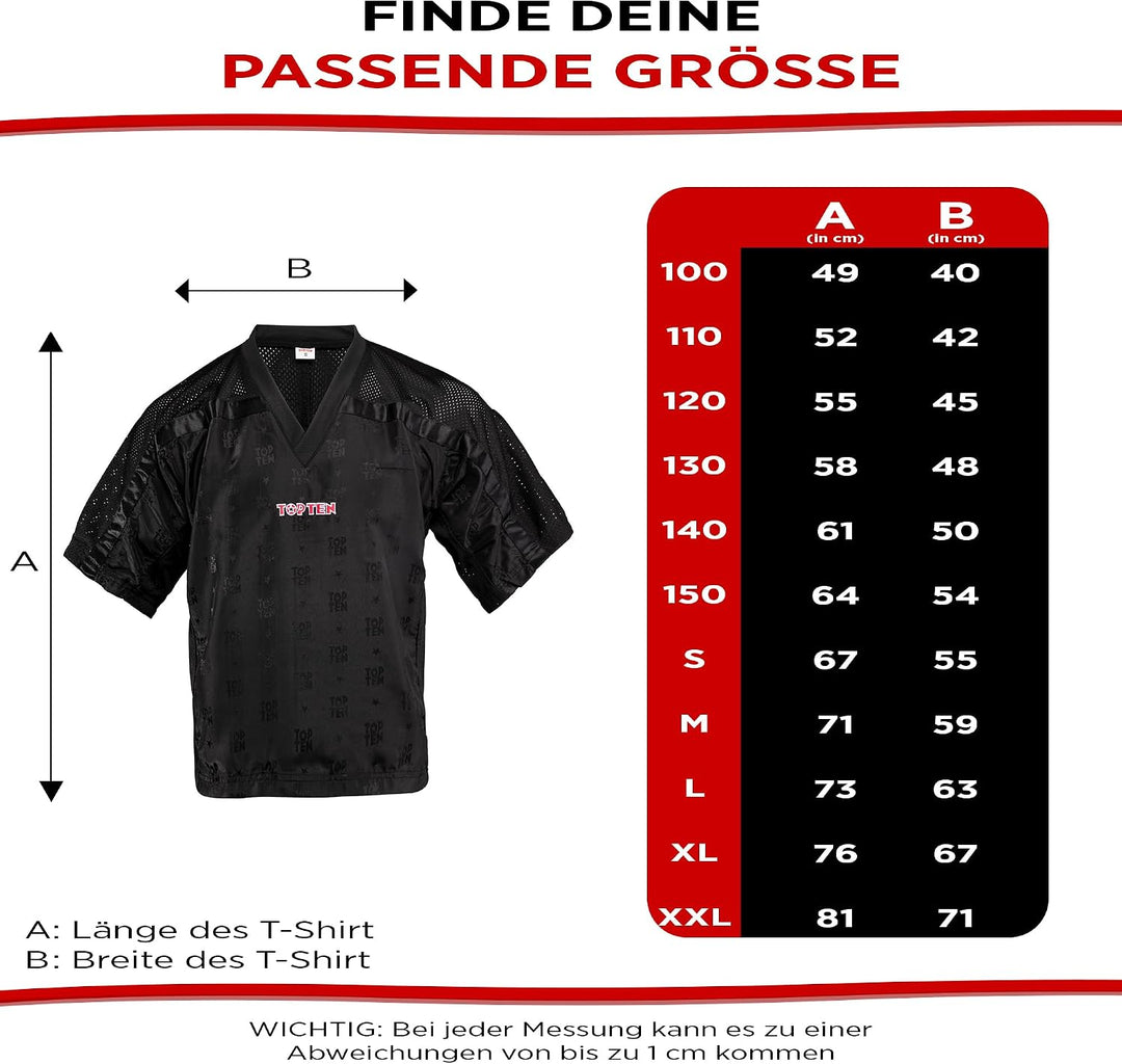 T-Shirt mit V-Ausschnitt zum Kickboxen „Kickboxjacke Mesh“ Schwarz - Schwarz 150, Schwarz - Schwarz