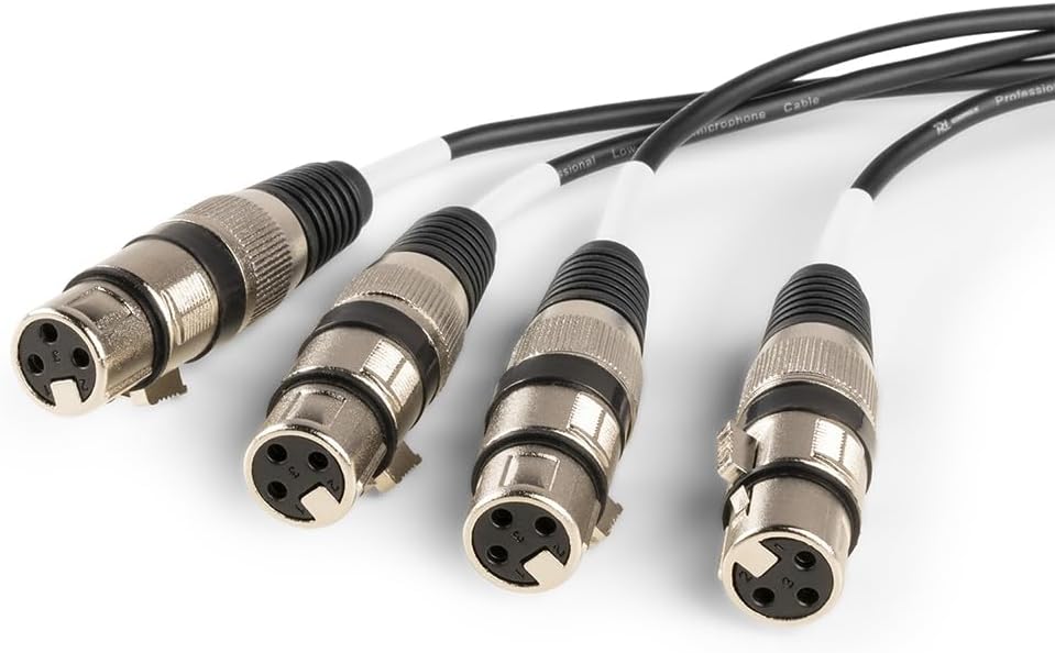 CX192 Stage Box - RJ45 auf 4x XLR female Splitter Multikabel - 70cm