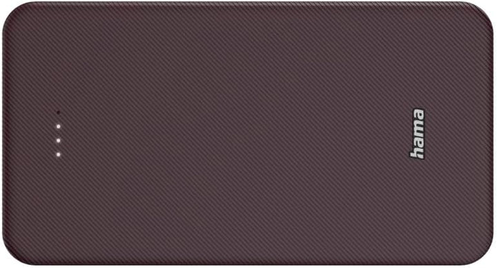Hama Power Pack 20000 mAh, externer Akku, 1x USB C + 1x USB A, LED-Anzeige Pflaume, Pflaume
